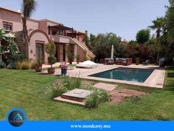 VILLA MEUBLÉE PISCINE JARDIN MARRAKECH